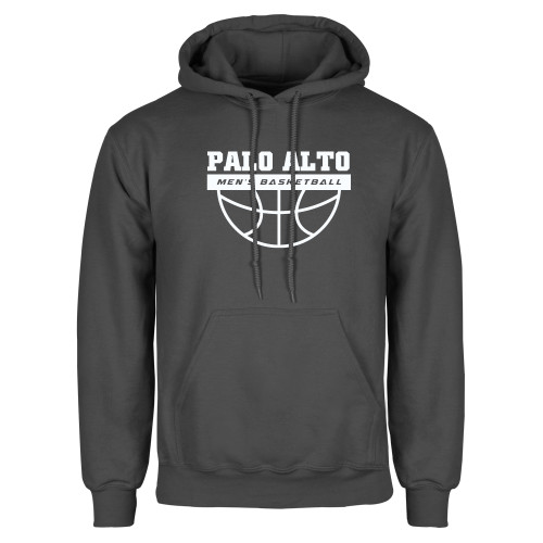  Charcoal Fleece Hoodie - Palo Alto Mens Basketball