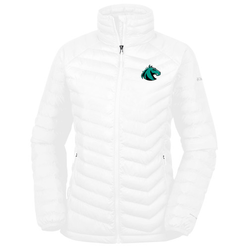  Columbia Womens White Powder Lite Jacket - Athletic Palomino