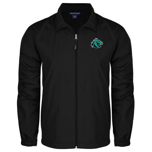  Black Full Zip Wind Jacket - Athletic Palomino
