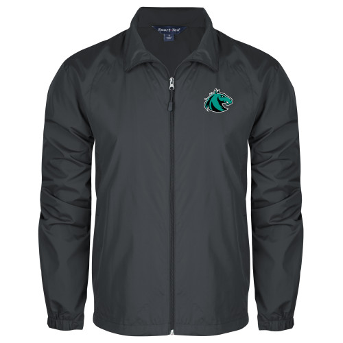  Charcoal Full Zip Wind Jacket - Athletic Palomino
