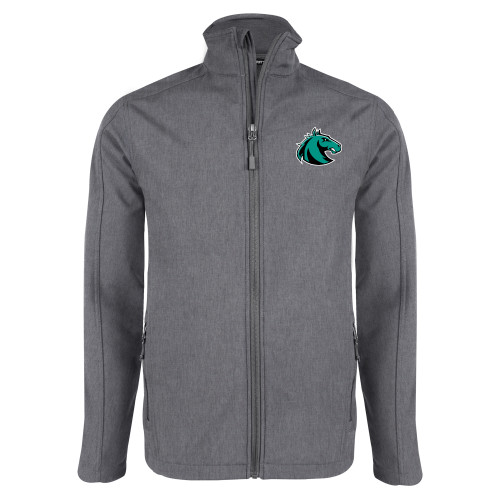  Grey Heather Softshell Jacket - Athletic Palomino