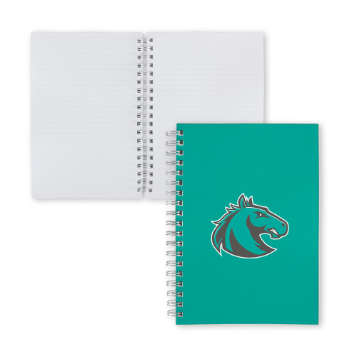  Clear 7 x 10 Spiral Journal Notebook - Athletic Palomino