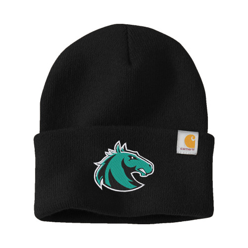 Carhartt Black Knit Beanie w/Cuff - Athletic Palomino