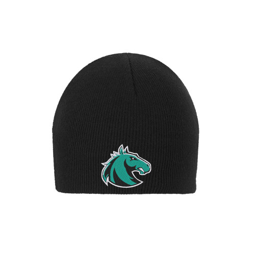  Black Knit Beanie - Athletic Palomino