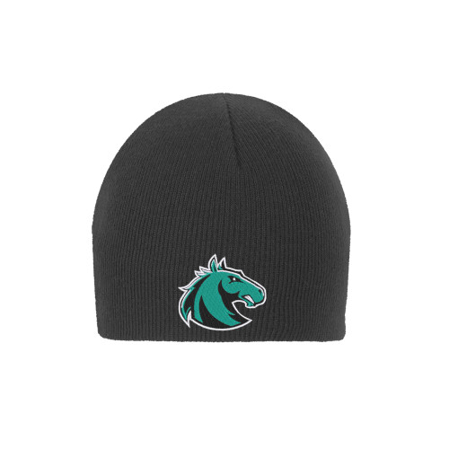  Charcoal Knit Beanie - Athletic Palomino