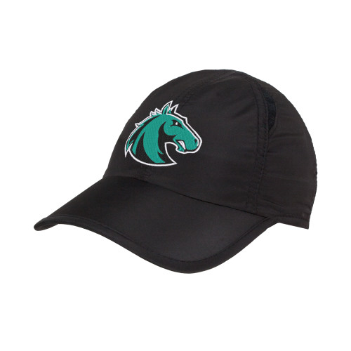  Womens Black Performance Cap - Athletic Palomino