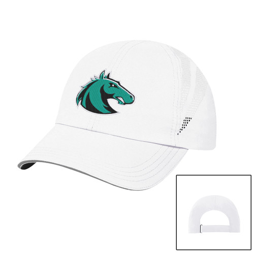  Womens White Performance Cap - Athletic Palomino