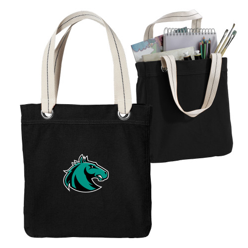  Allie Black Canvas Tote - Athletic Palomino
