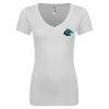 Thumbnail image for  Next Level Womens White Ideal V Tee
