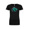 Thumbnail image for  Next Level Girls Black Fashion Fit T Shirt