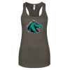 Thumbnail image for  Next Level Womens Charcoal Racerback Tank