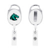 Thumbnail image for  White Oval Retractable Badge Holder w/Clip