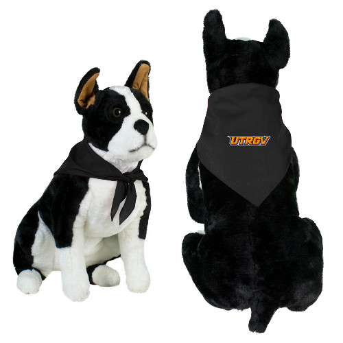  Black Pet Bandana - UTRGV Primary Logo