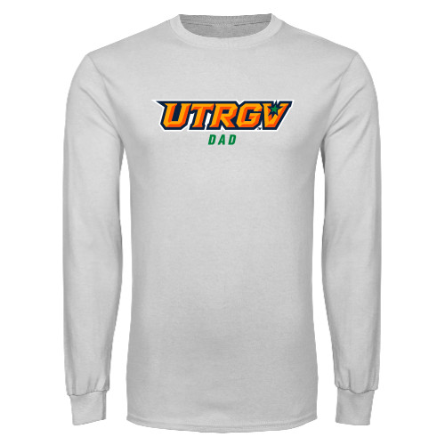  White Long Sleeve T Shirt - Dad