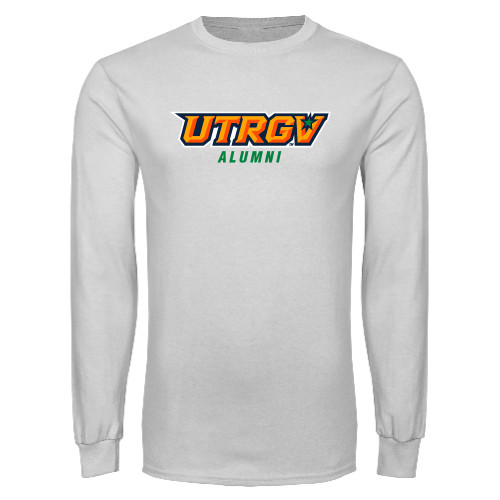  White Long Sleeve T Shirt - Alumni