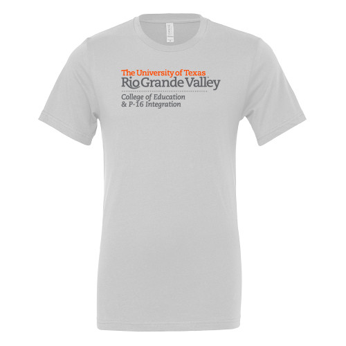  Bella + Canvas White Jersey Cotton T Shirt - UTRGV - College of Education and P-16 Integration