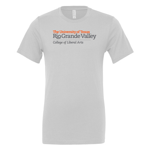  Bella + Canvas White Jersey Cotton T Shirt - UTRGV - College of Liberal Arts