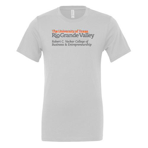  Bella + Canvas White Jersey Cotton T Shirt - UTRGV - Robert C Vackar College of Business and Entrepreneurship