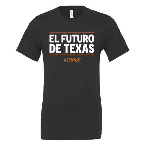  Bella + Canvas Black Jersey Cotton T Shirt - EL FUTURO DE TEXAS