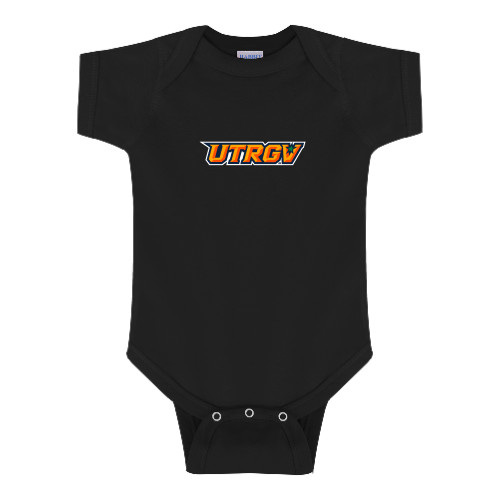 Black Infant Onesie - UTRGV Primary Logo