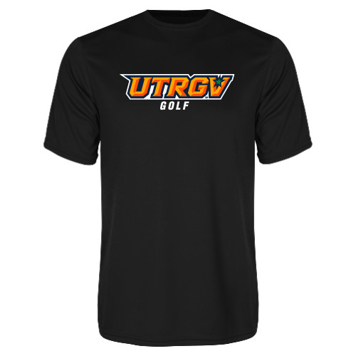  Black Performance Tee - Golf