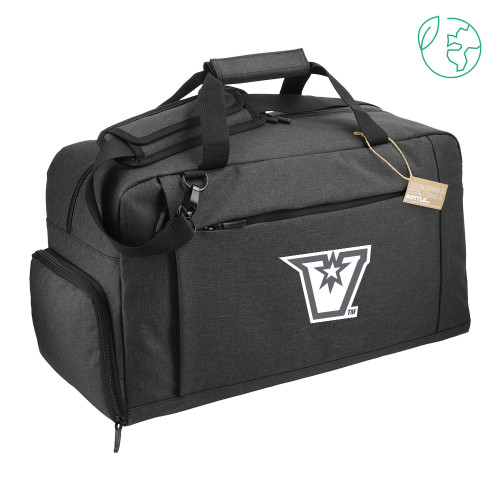  Aft Recycled PET 21 Inch Charcoal Duffel - V Secondary Logo