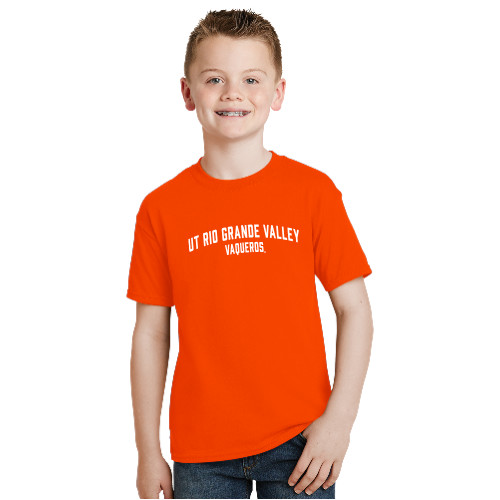  Youth Orange T Shirt - Collegiate Design