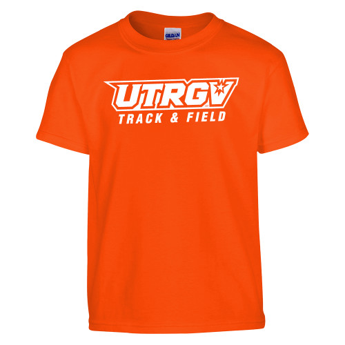  Youth Orange T Shirt - Track and Field