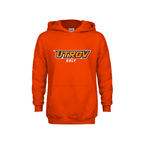  Youth Orange Fleece Hoodie - Golf