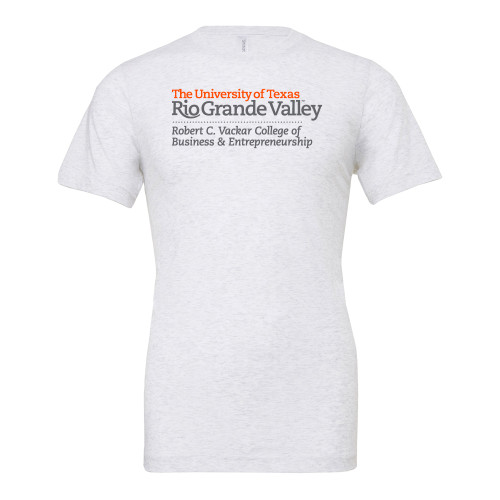  Bella + Canvas Ash Grey Jersey Cotton T Shirt - UTRGV - Robert C Vackar College of Business and Entrepreneurship