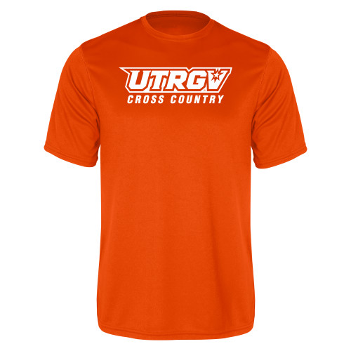  Orange Performance Tee - Cross Country