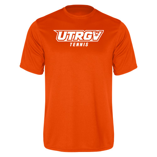  Orange Performance Tee - Tennis