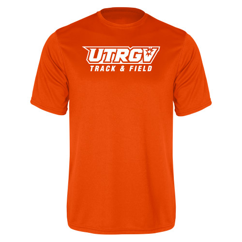  Orange Performance Tee - Track and Field