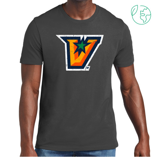  Allmade Dark Grey Organic Cotton Tee - V Secondary Logo