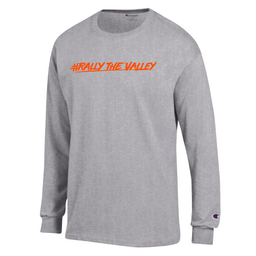  Champion Oxford Grey Long Sleeve T Shirt - RallyTheValley