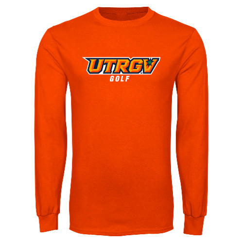  Orange Long Sleeve T-Shirt - Golf