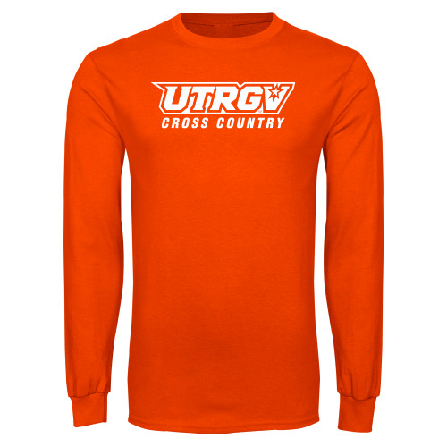  Orange Long Sleeve T-Shirt - Cross Country