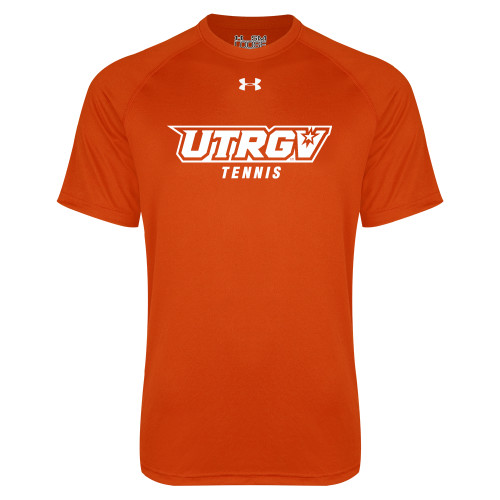  Under Armour Orange Tech Tee - Tennis