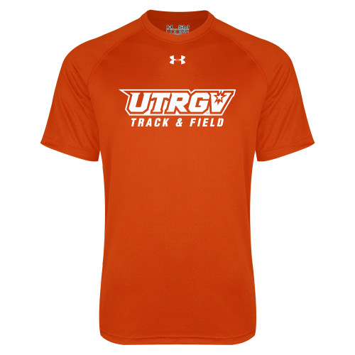  Under Armour Orange Tech Tee - Track and Field