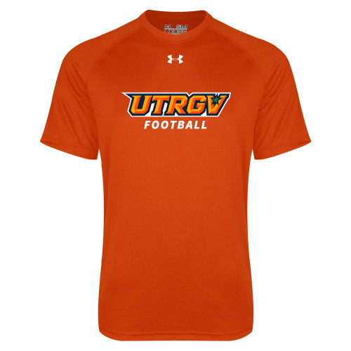  Under Armour Orange Tech Tee - Football