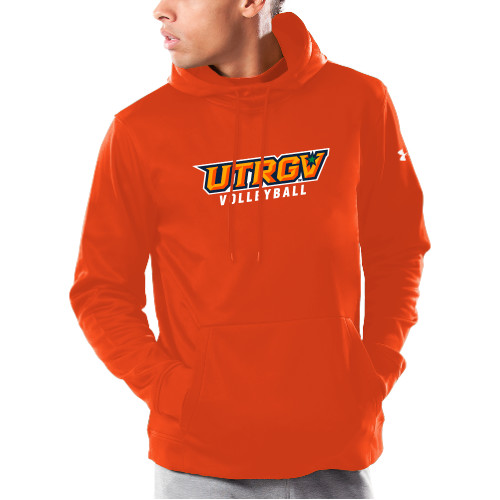  Under Armour Orange Armour Fleece Hoodie - Volleyball