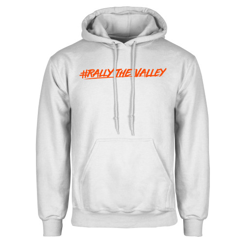  White Fleece Hoodie - RallyTheValley