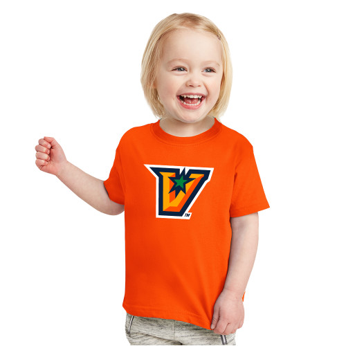 Toddler Orange T Shirt - V Secondary Logo
