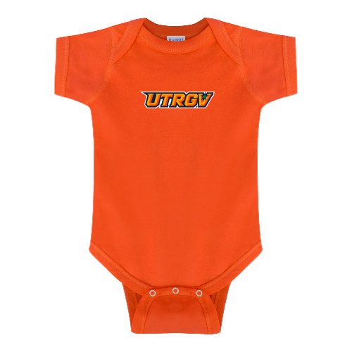  Orange Infant Onesie - UTRGV Primary Logo