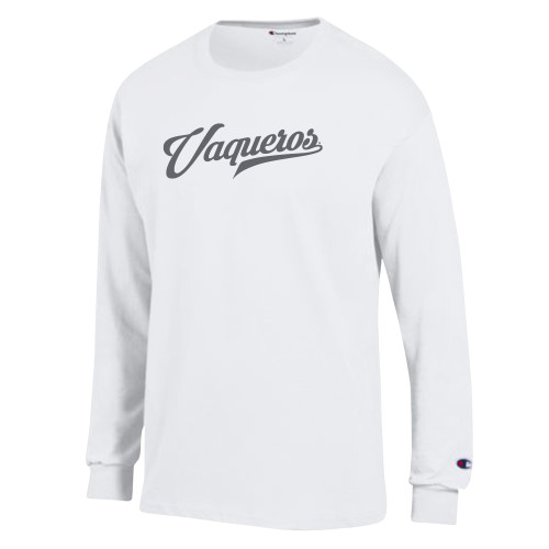 Main Image for  Champion White Long Sleeve T Shirt