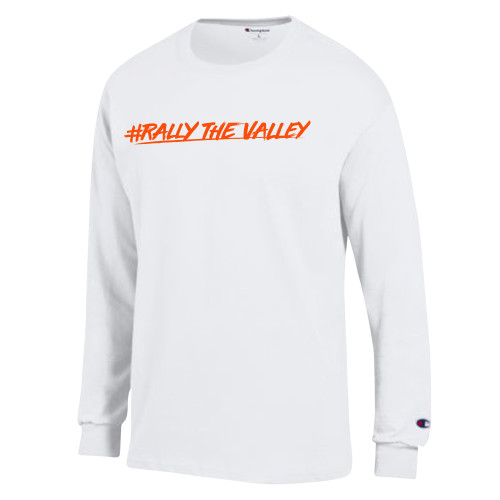 Main Image for  Champion White Long Sleeve T Shirt