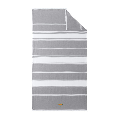  100% Cotton Grey/White Beach Throw - UTRGV Primary Logo