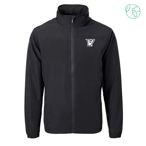  C&B Black Charter Eco Recycled Full Zip Jacket - V Secondary Logo