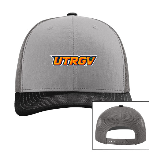  Richardson Grey/Charcoal/Black Trucker Hat - UTRGV Primary Logo