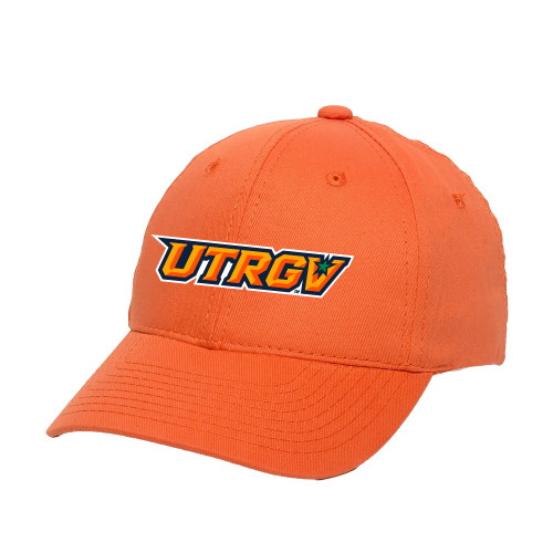  Orange Structured Adjustable Pro Style Hat - UTRGV Primary Logo